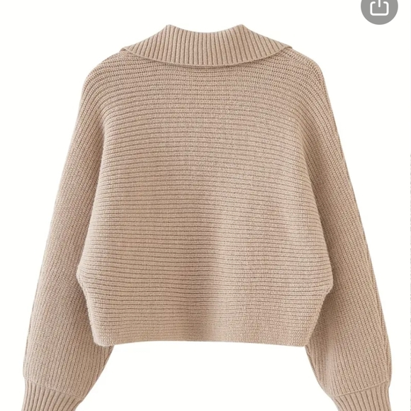 PRINCESS POLLY Ribbed Polo Sweater - Picture 5 of 8